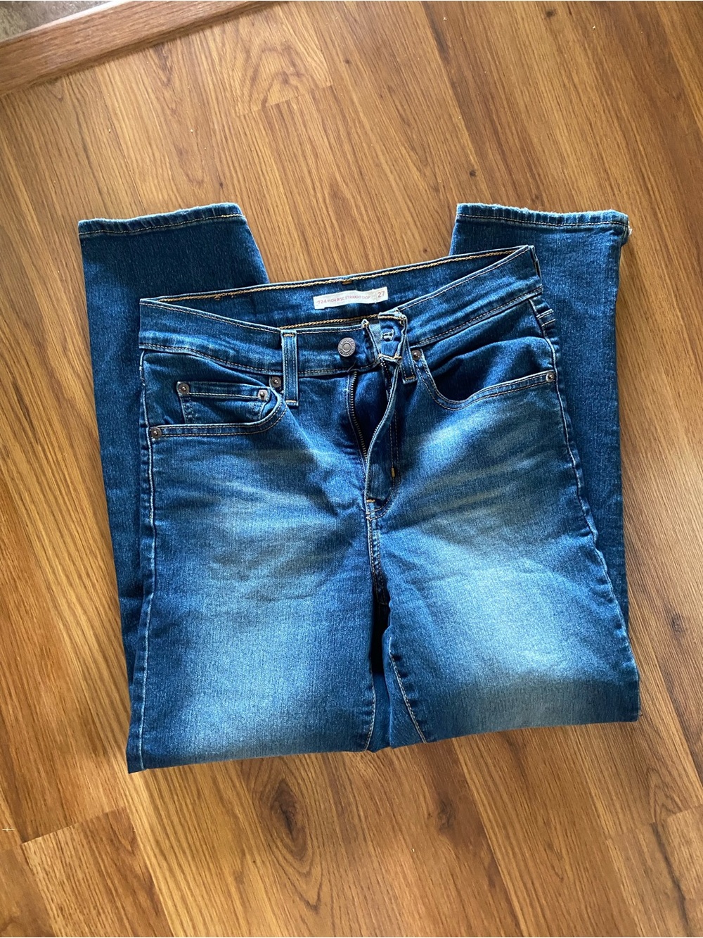 Levi's Women's Skinny Jeans - Dark Blue Fade